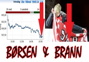 Teorien om Brann og Børsen ser ut til å stemme.
