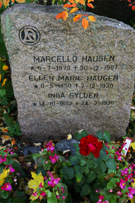 Marcello Haugen døde 30.desember 1967.