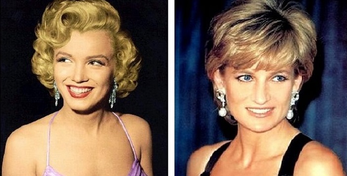 PRINSESSE DIANA OG MARILYN MONROES oppsiktsvekkende tall-likheter (A)