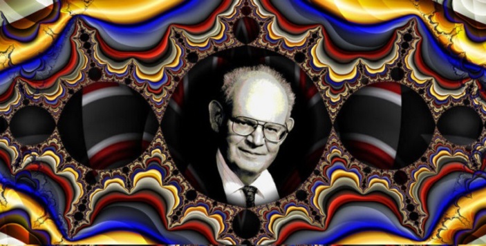 FRAKTAL-GEOMETRIENS FAR, BENOIT MANDELBROT.