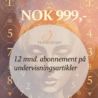 Abonnement undervisningsartikler 12 mnd.